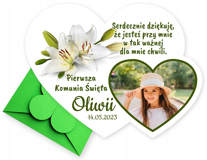 FOTO MAGNES Podziękowanie Gości PIERWSZA KOMUNIA