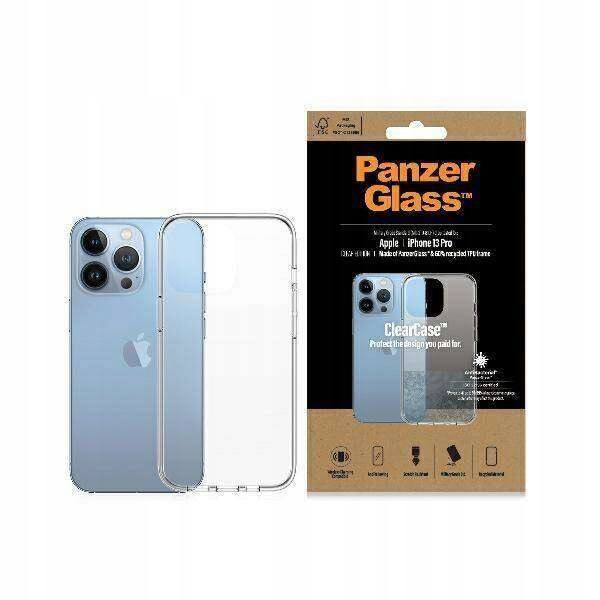 Pouzdro pro Iphone 13 Pro PanzerGlass ClearCase Antibakteriální stupeň Clear