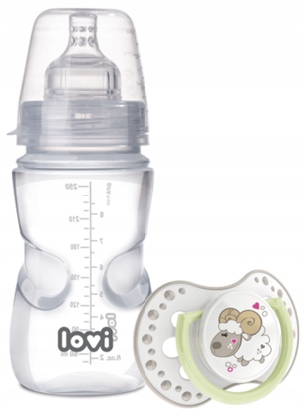 

Lovi Butelka 250 ml smoczek dynamiczny 3-6 m.