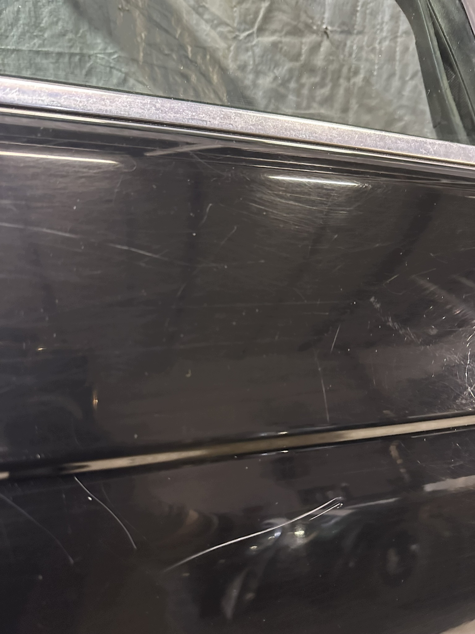 door right front BMW E39 sedan FL SCHWARZ II 668/9