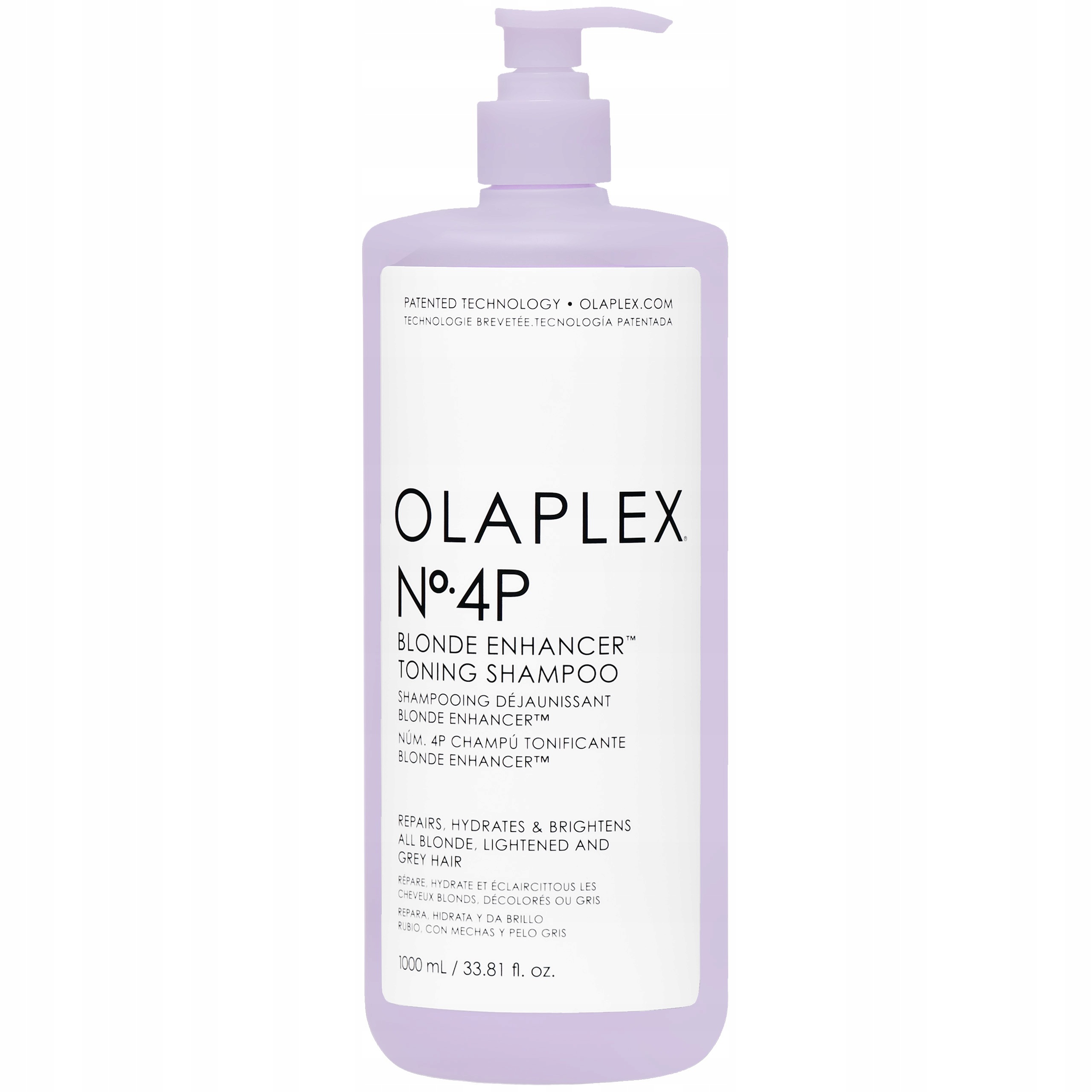 Olaplex No.4P Blonde Enhancer šampon fialový pro blond barvu 1000 ml