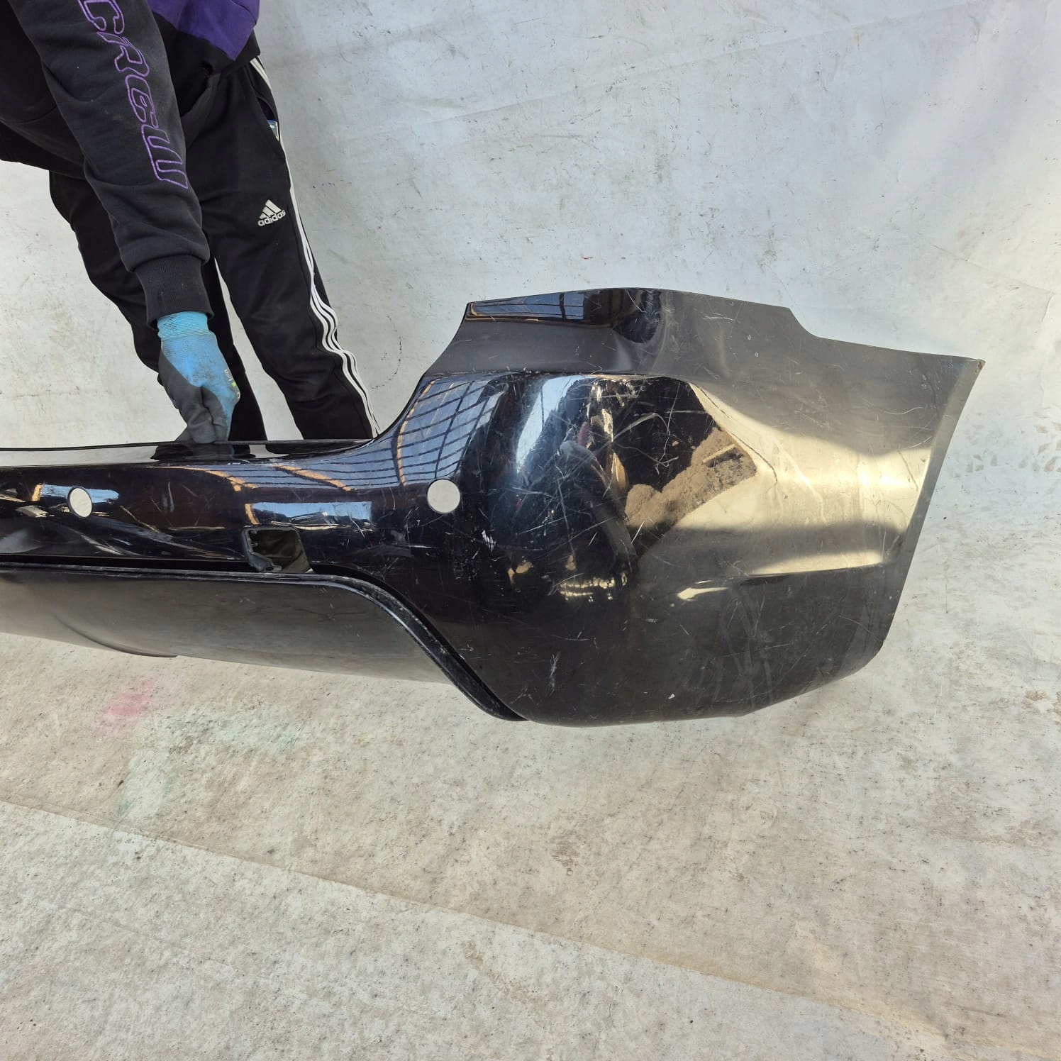 BMW 5 E61 KOMBI m-packet 03-10 bumper rear part rear PDC