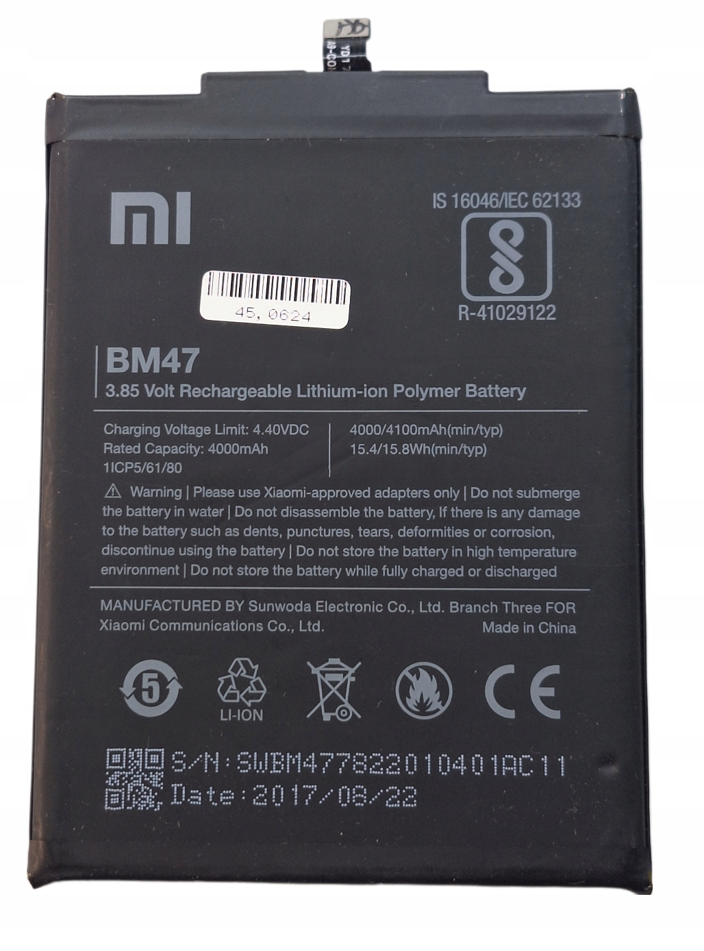 Oryginalna Bateria Xiaomi BM47 Redmi 3 3S 3X 4X