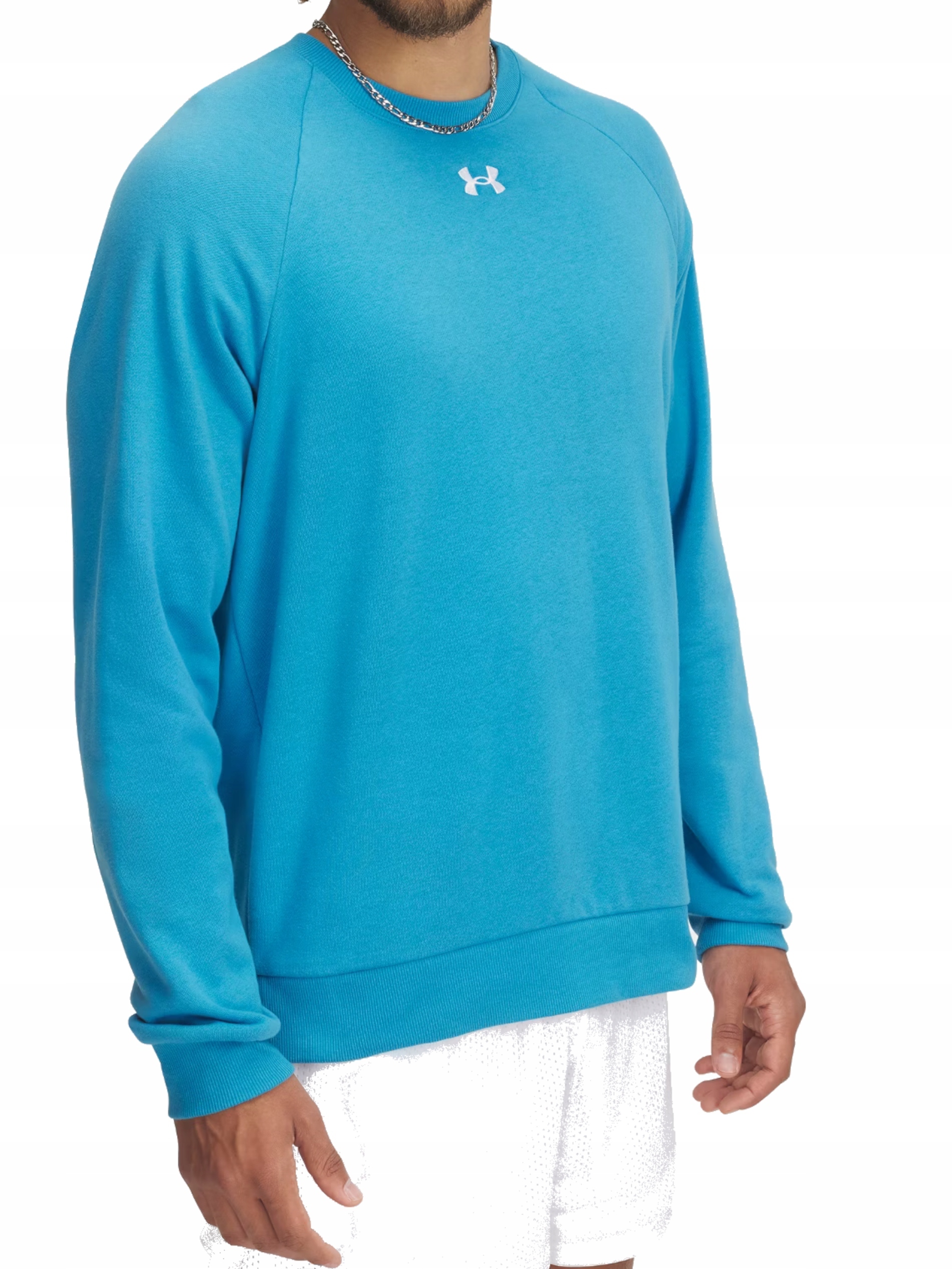 Sportovní pánská mikina Under Armour 1379755-452 klasická bavlna modrá M