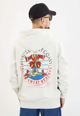 Mikina s kapucí Pit Bull Champion Bloodline Mikina S Kapucí v bílé barvě