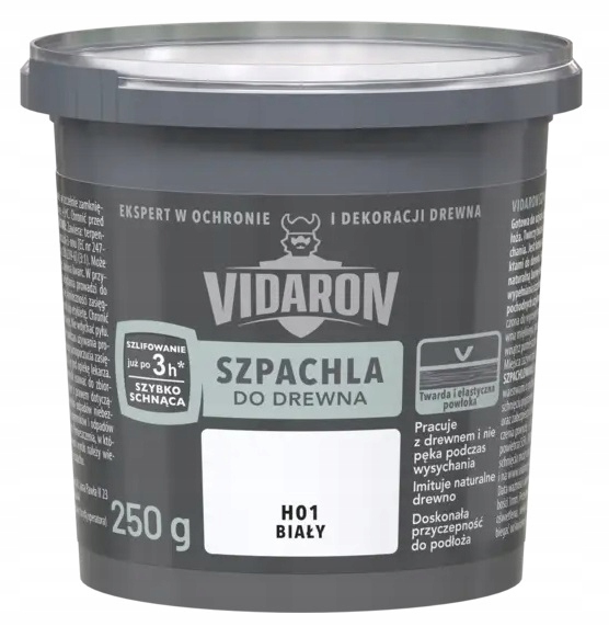 

Vidaron Szpachla Do Drewna Biała H01 250G