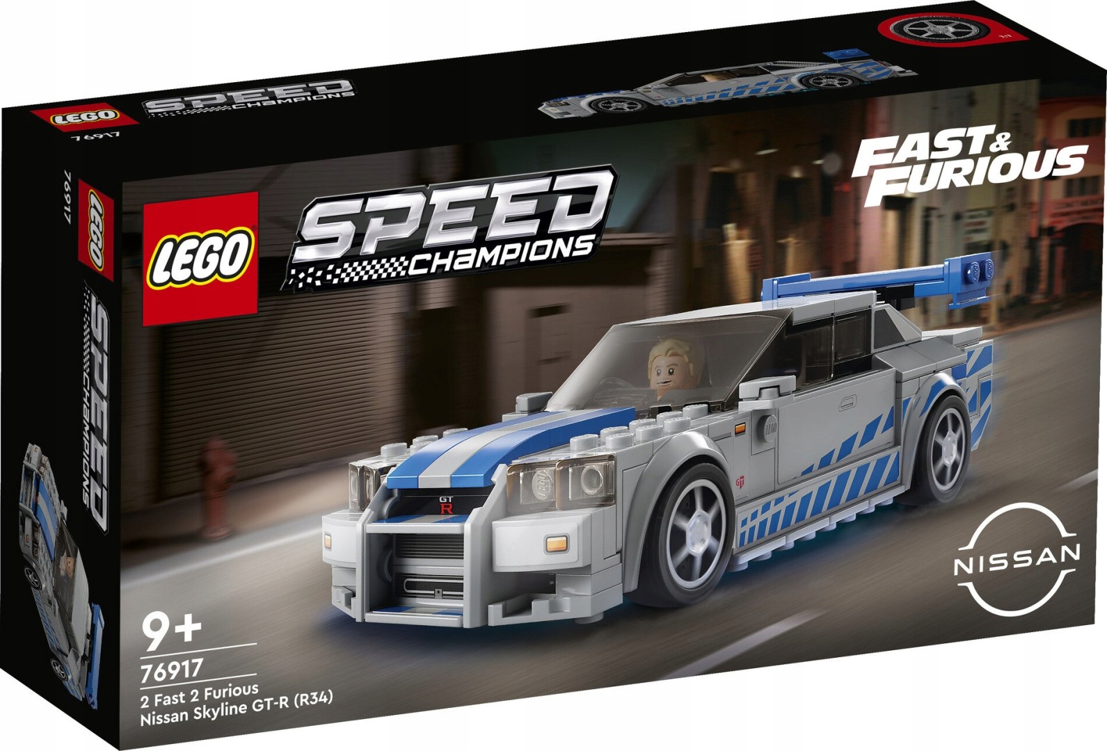 Lego 76917 Nissan Skyline Gt-r (R34) z filmu „Příliš rychlí, příliš zběsilí