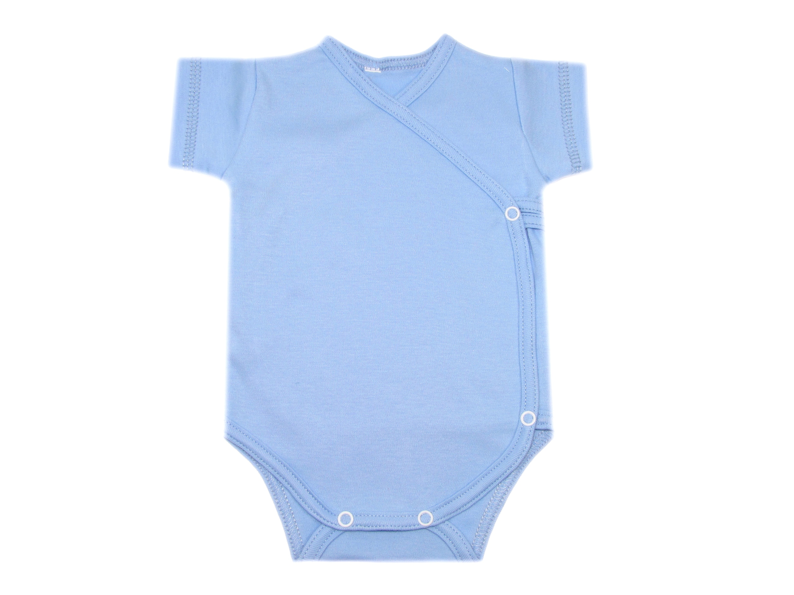 BODY KOPERTOWE Z KRÓTKIM RĘKAWEM 56 BŁĘKITNE /23/ Płeć chłopcy dziewczynki