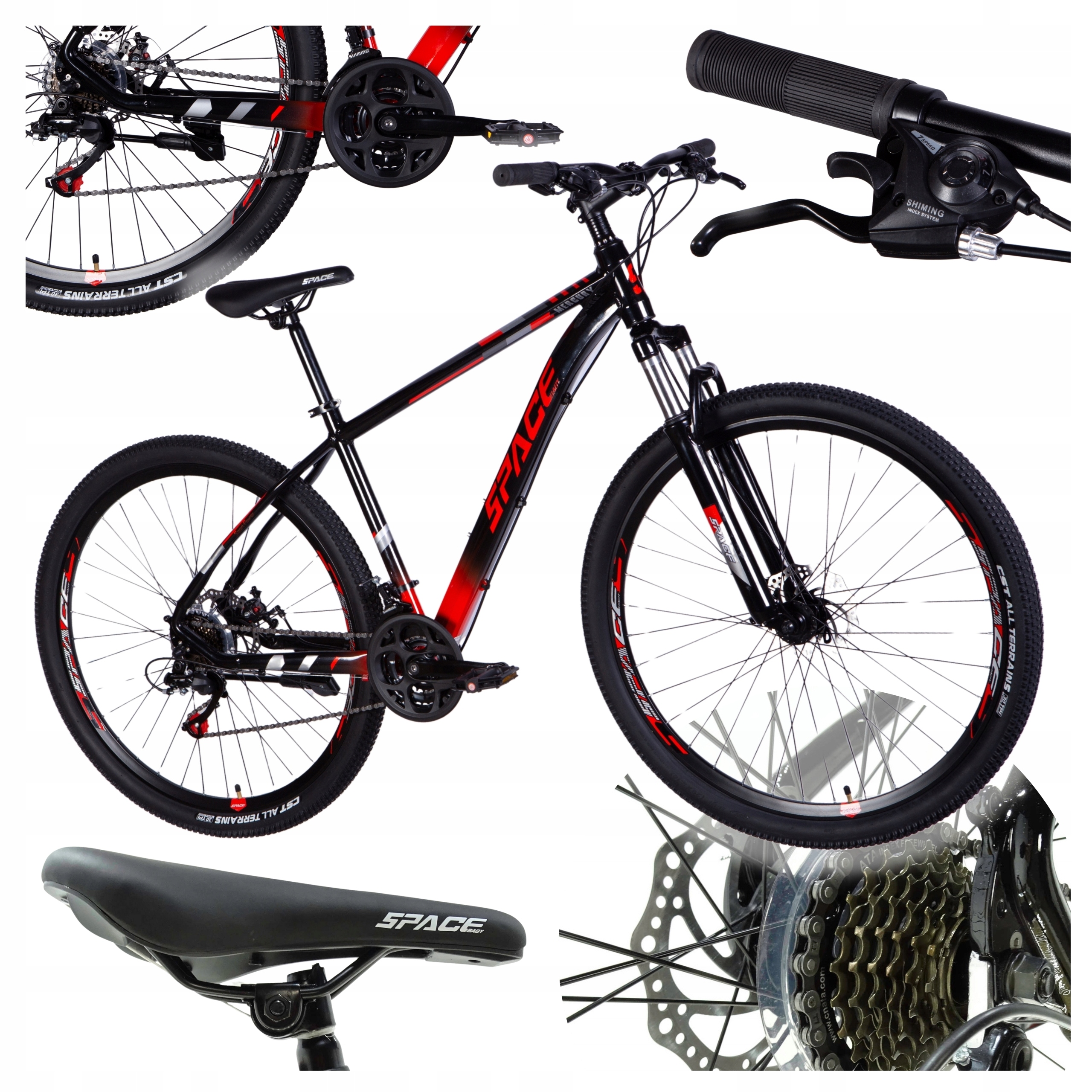 Mtb Horské Kolo Mercury 26 Kolo Rám 13 Palců Tlumení Nárazů 2X Brzdový Kotouč