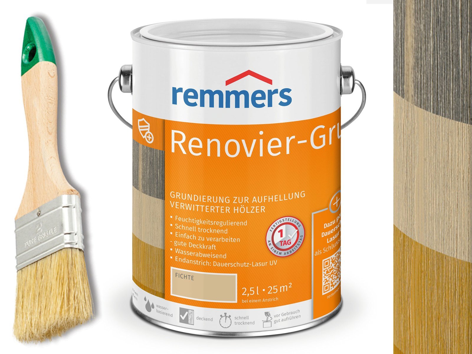 Remmers Renovier-Grund 1504 2,5L zvětralé dřevo