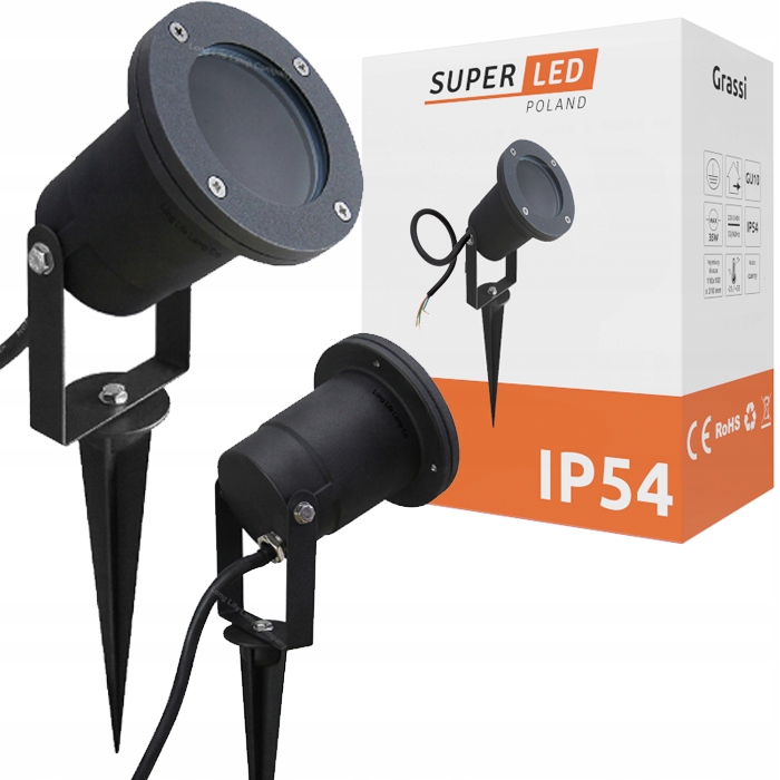 

Reflektor ogrodowy wbijany na szpikulcu GU10 Led