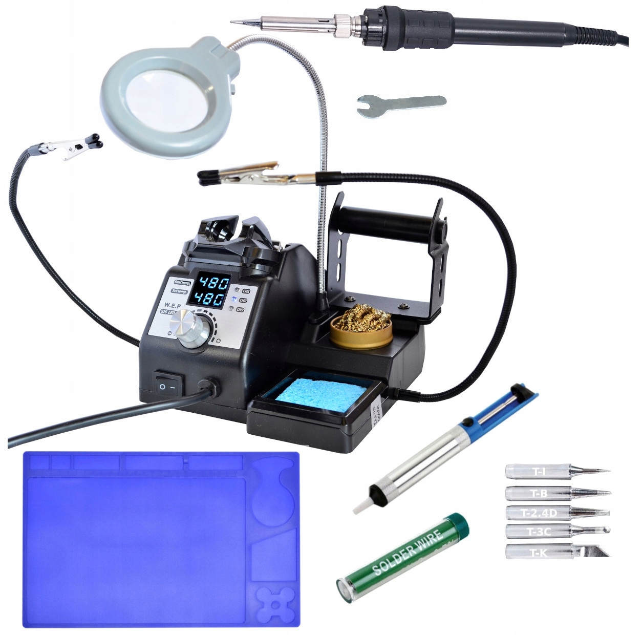 Stacja lutownicza HOTAIR WEP 926LED-IV + MEGA ZESTAW