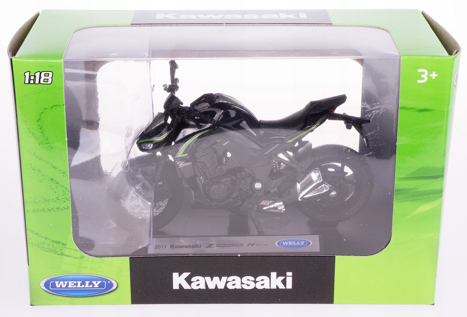 KAWASAKI Z1000 R EDITION MODEL WELLY MOTOR 1:18 CZARNY Rodzaj pojazdu motor