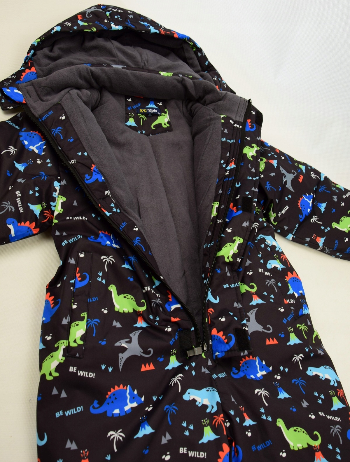 KOMBINEZON ZIMOWY J-347C JEDNOCZĘŚCIOWY POLAR 128 Rozmiar 128