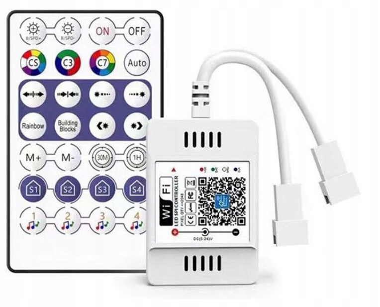 Sterownik WIFI Magic RGB WS2811 WS2812B Cyfrowa D