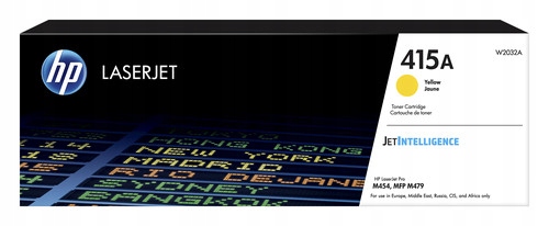 Hp 415A Yellow LaserJet Toner Cartridge, W2032A