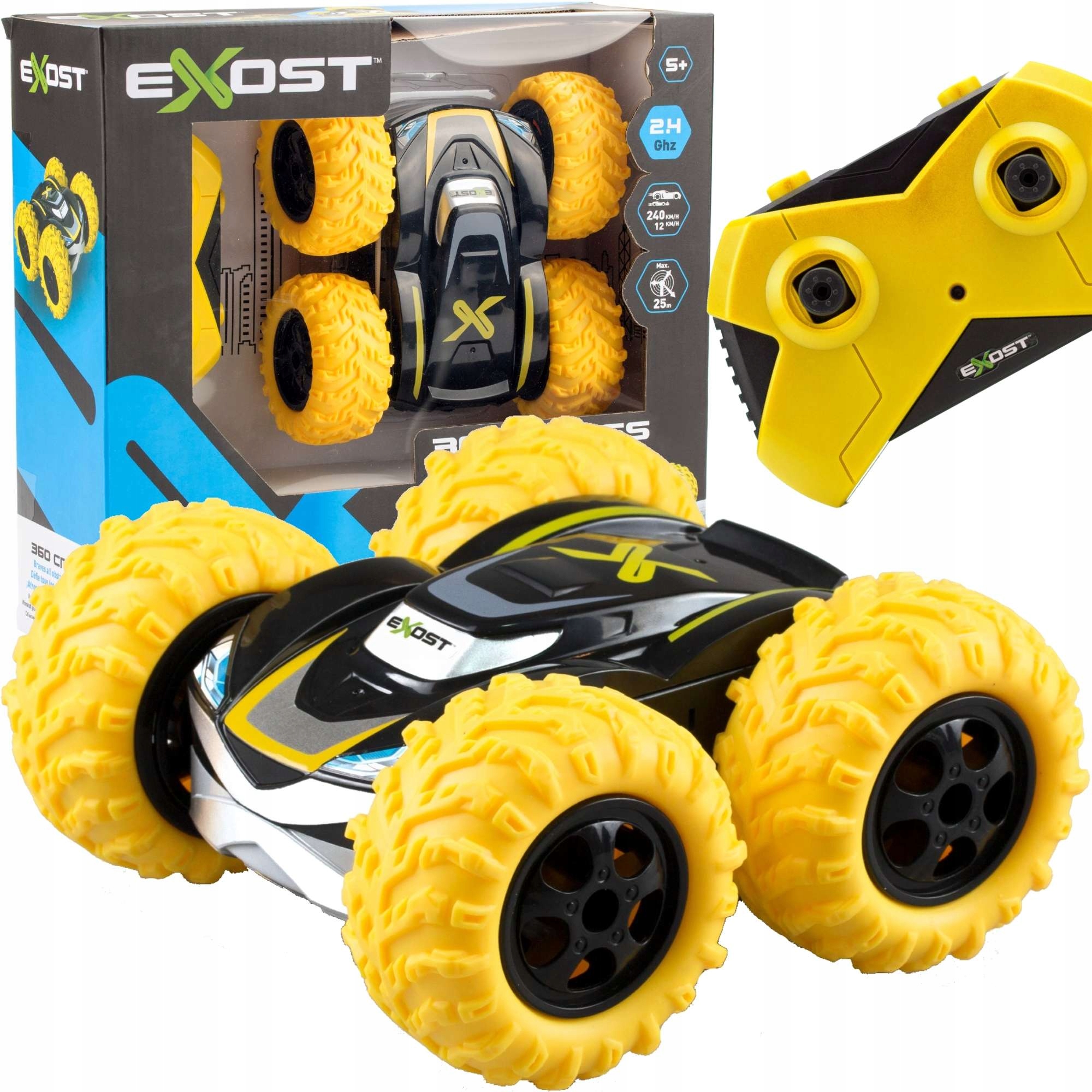 

Zdalnie Sterowane Dwustronne Auto 360 Cross Exost