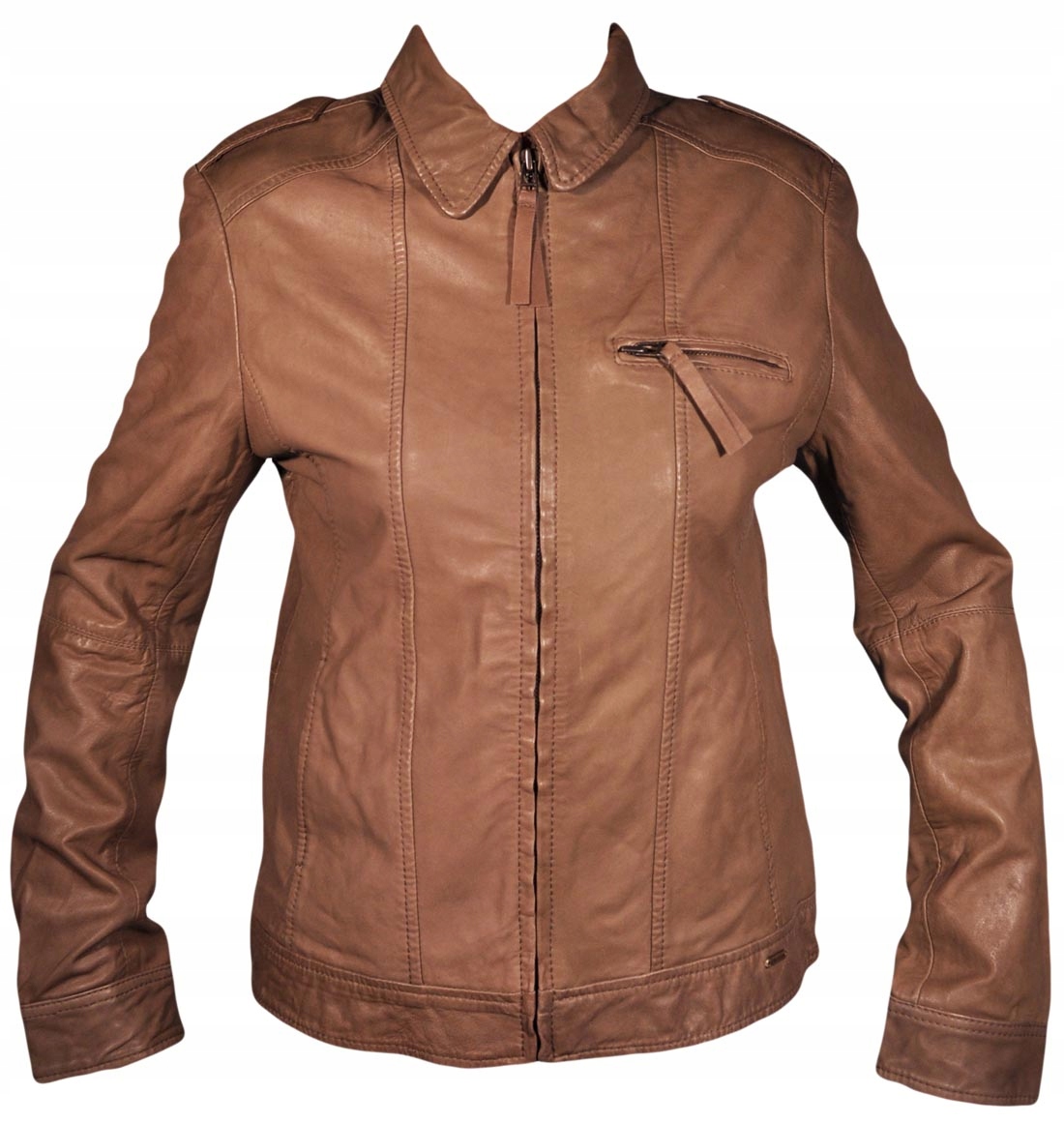 Wrangler bunda olive Eden Leather Jacket M