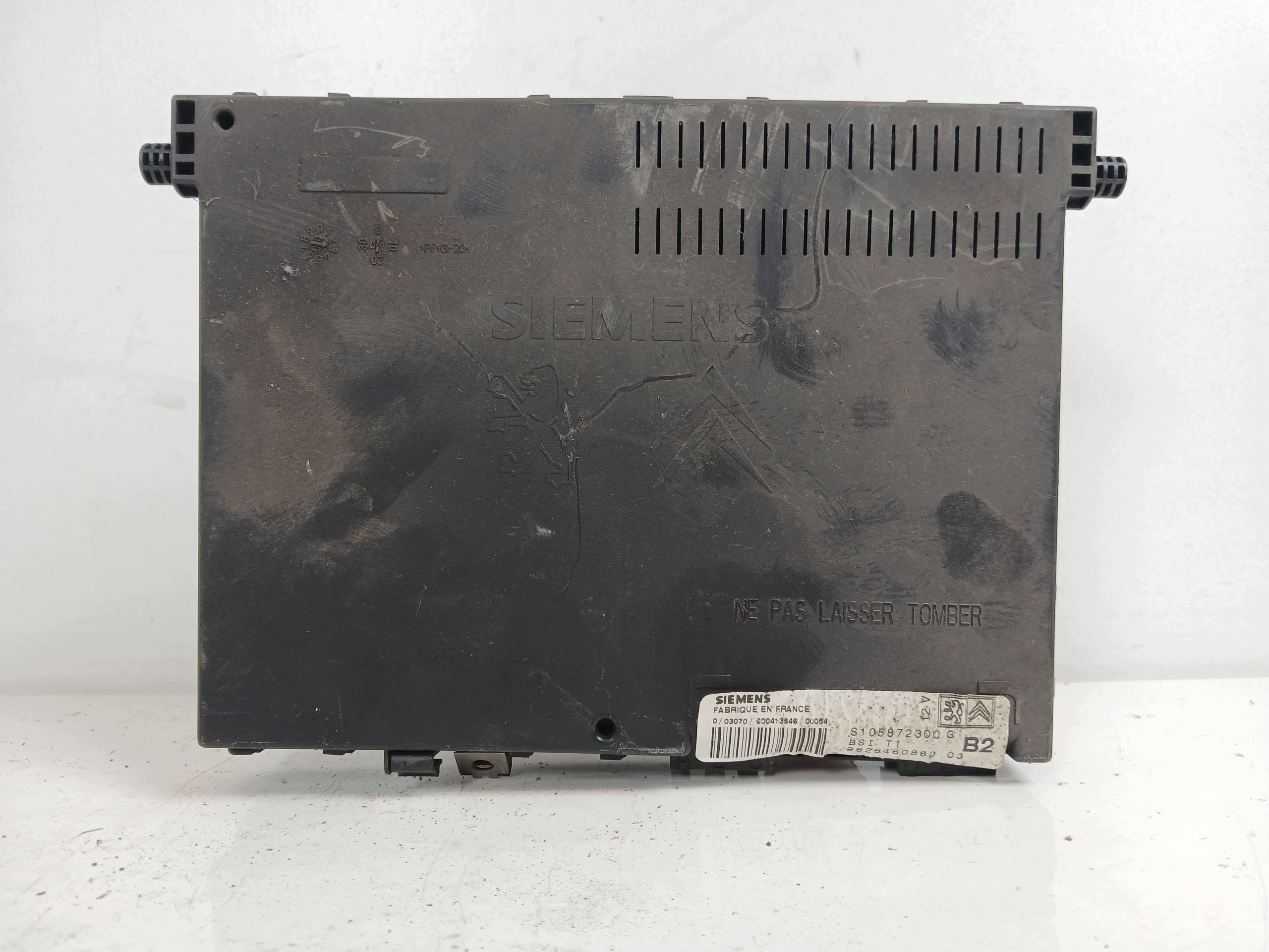 PEUGEOT 206 Module fusibles BSI 9626460880