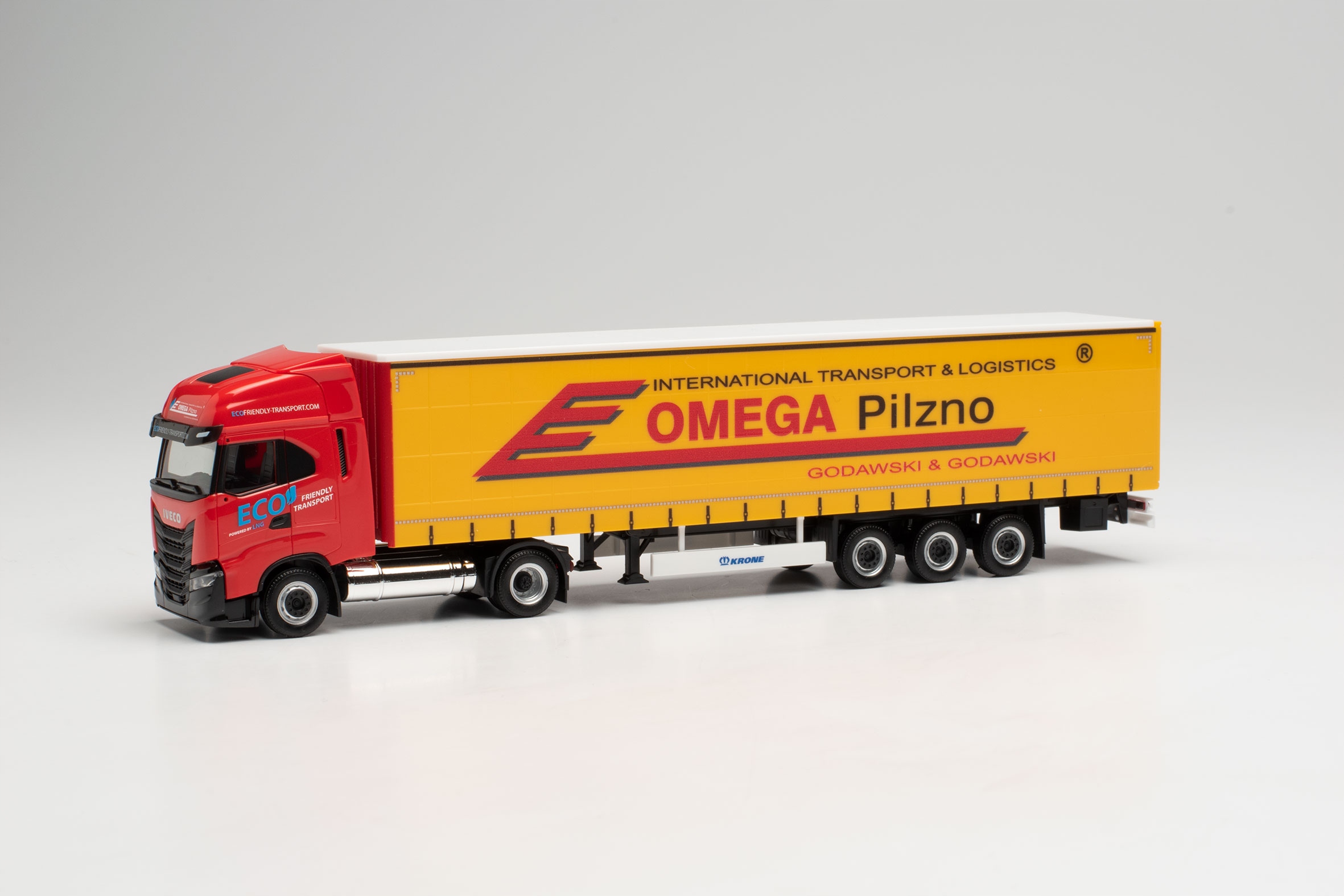 Herpa 314527 Iveco S-Way Lng Omega Plzeň (pl)