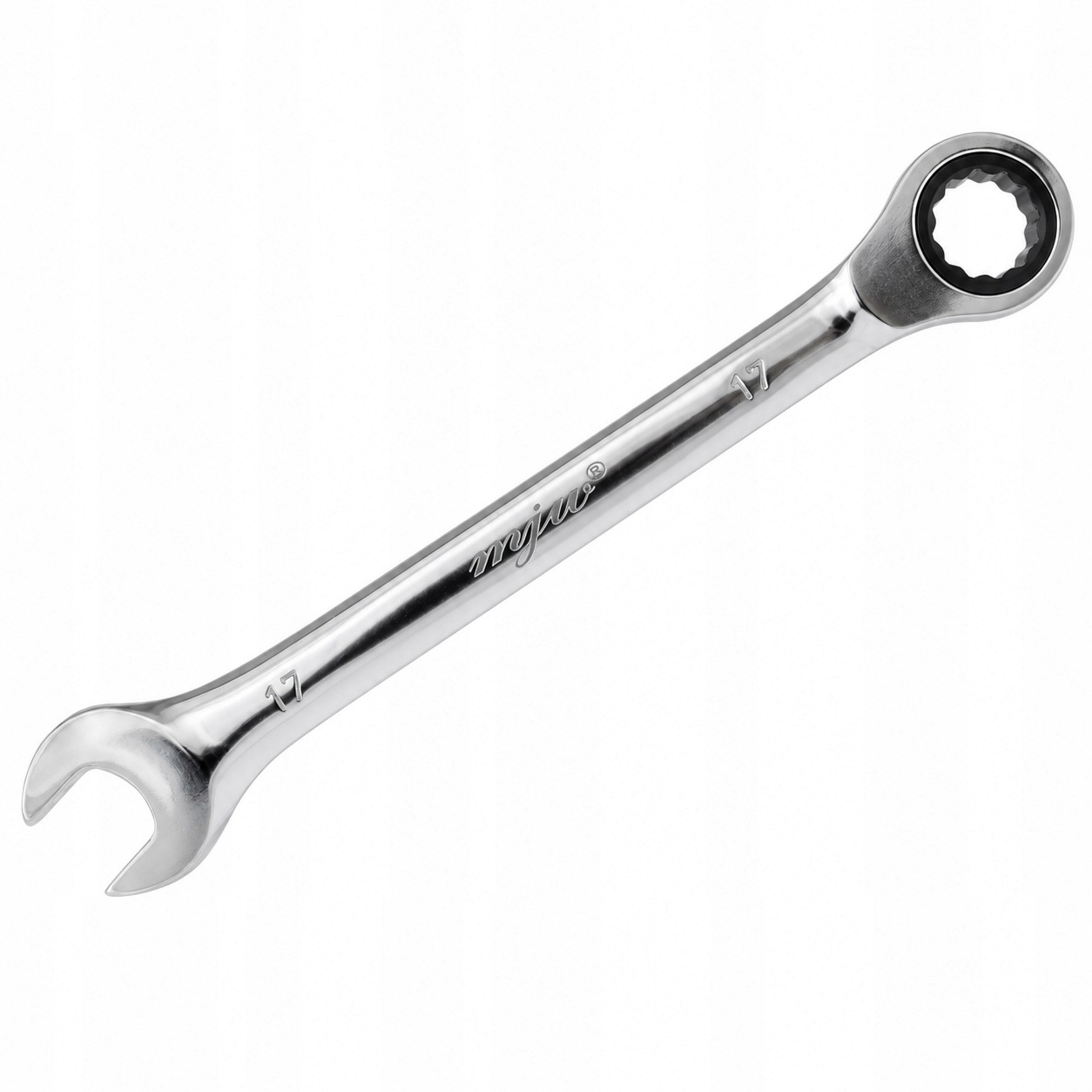 Klucz z grzechotką Mjw 17 mm płasko-oczkowy CrV 72 zęby 1511-17