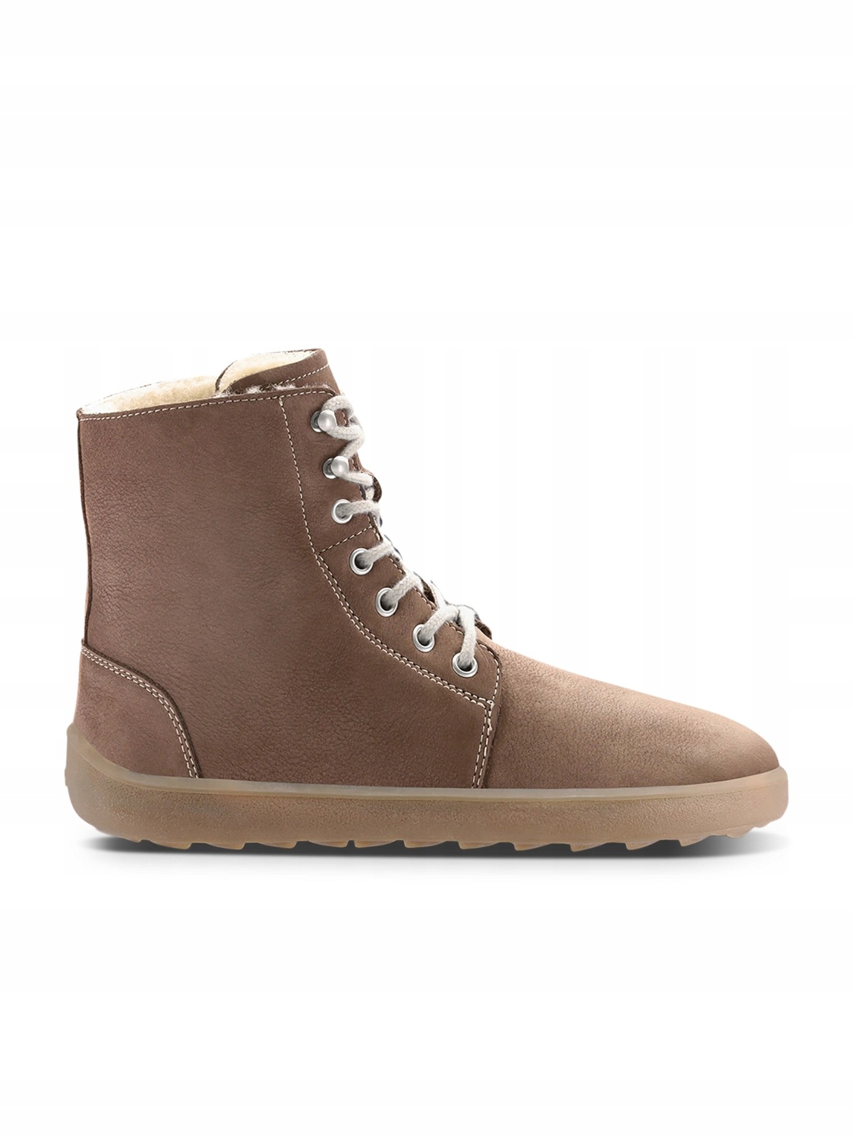 Botki barefoot zimowe skórzane damskie Be Lenka Winter 3.0 Walnut Brown 40