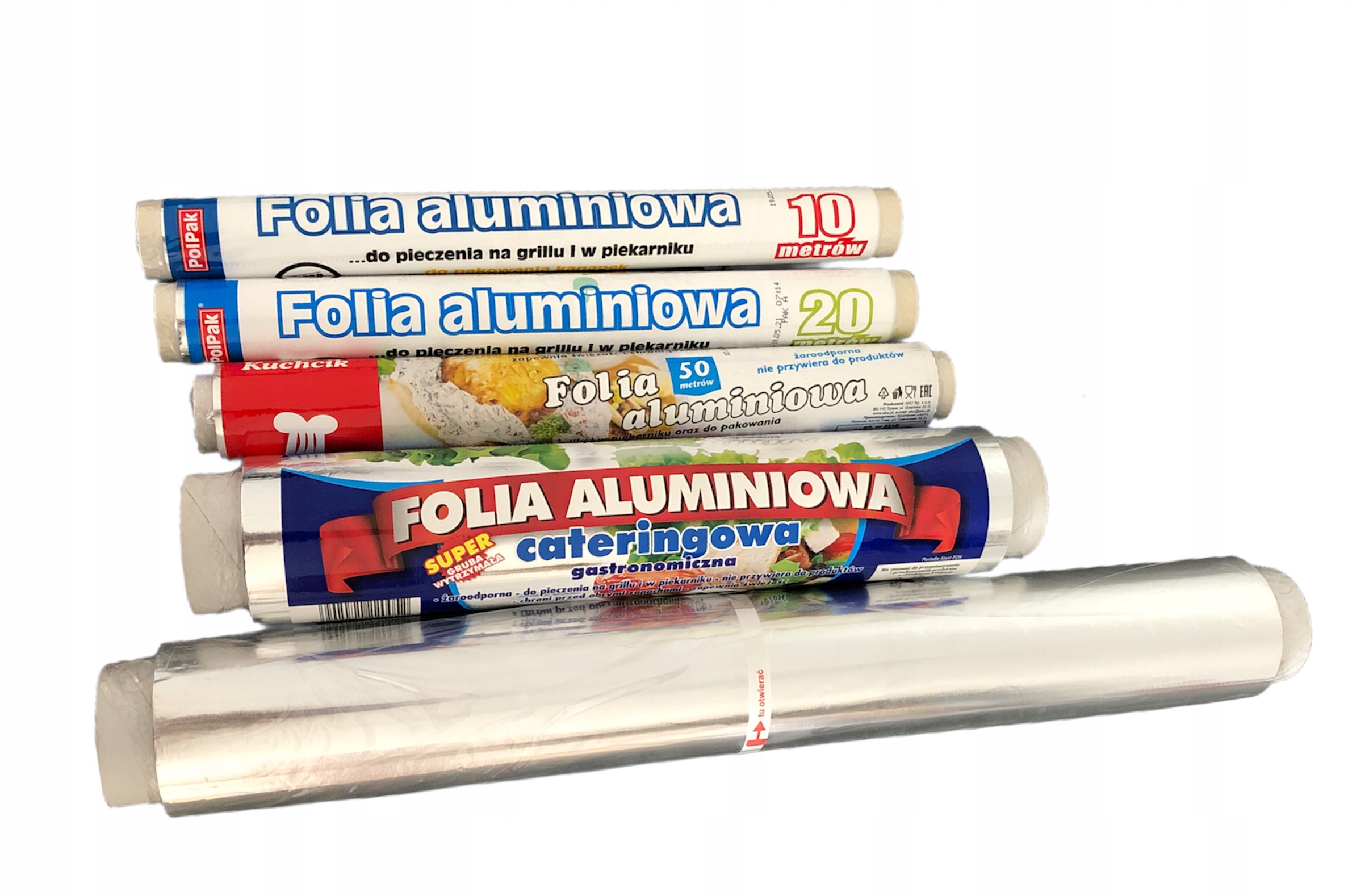 FOLIA ALUMINIOWA SPOŻYWCZA GASTRONOMICZNA 10METRÓW Kod producenta 22011820