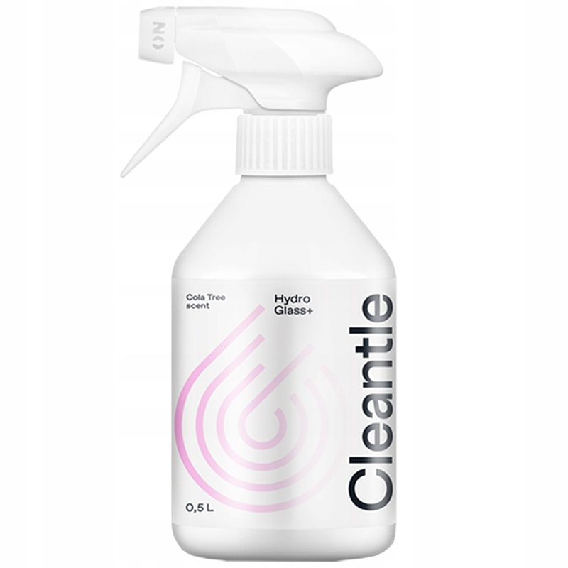 CLEANTLE HYDRO GLASS+ 500ml płyn do szyb efekt hydrofobowy + mikrofibra Stan opakowania oryginalne