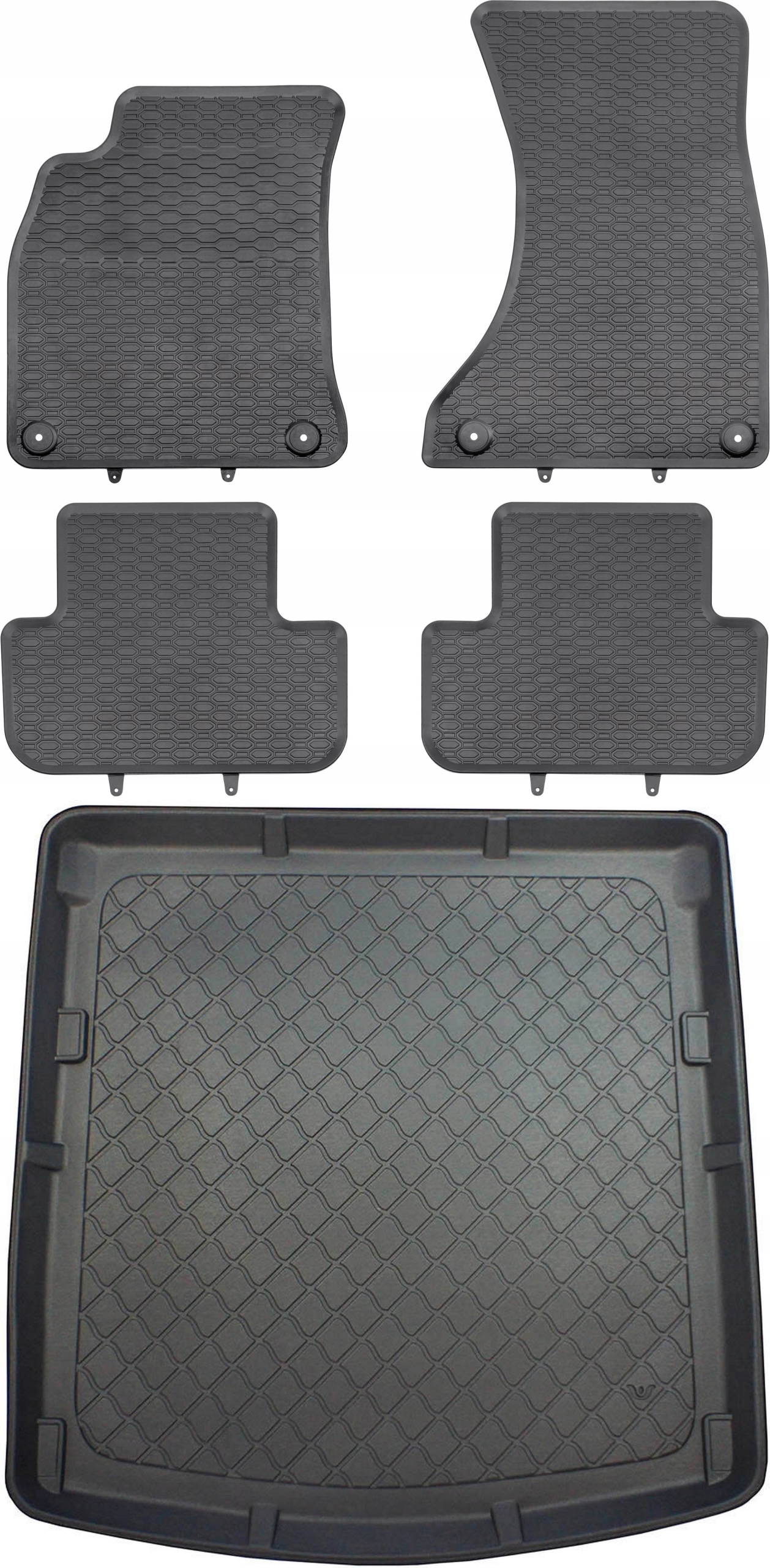 Audi A4 B8 Sedan 2008-2015 Koberce s rohožou