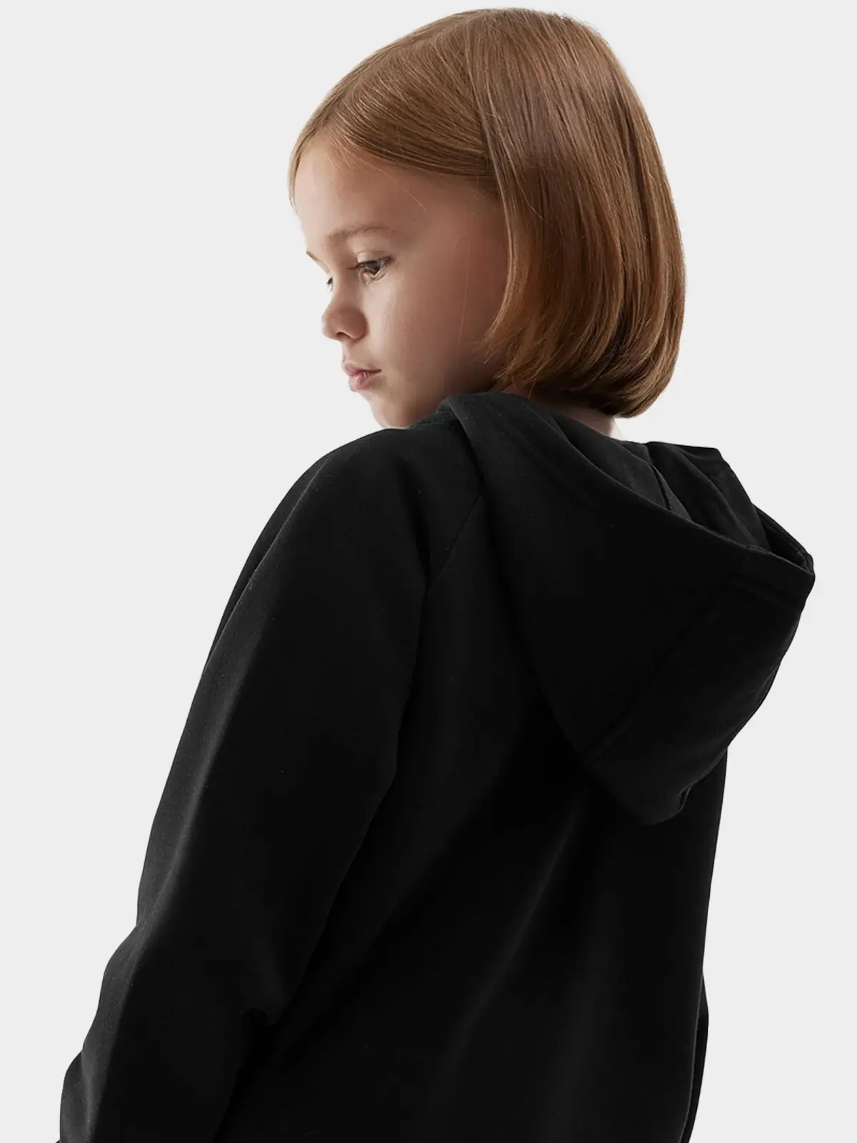 BLUZA CHŁOPIĘCA 4F DRESOWA Z KAPTUREM 4F AW23M626 Rękaw długi rękaw