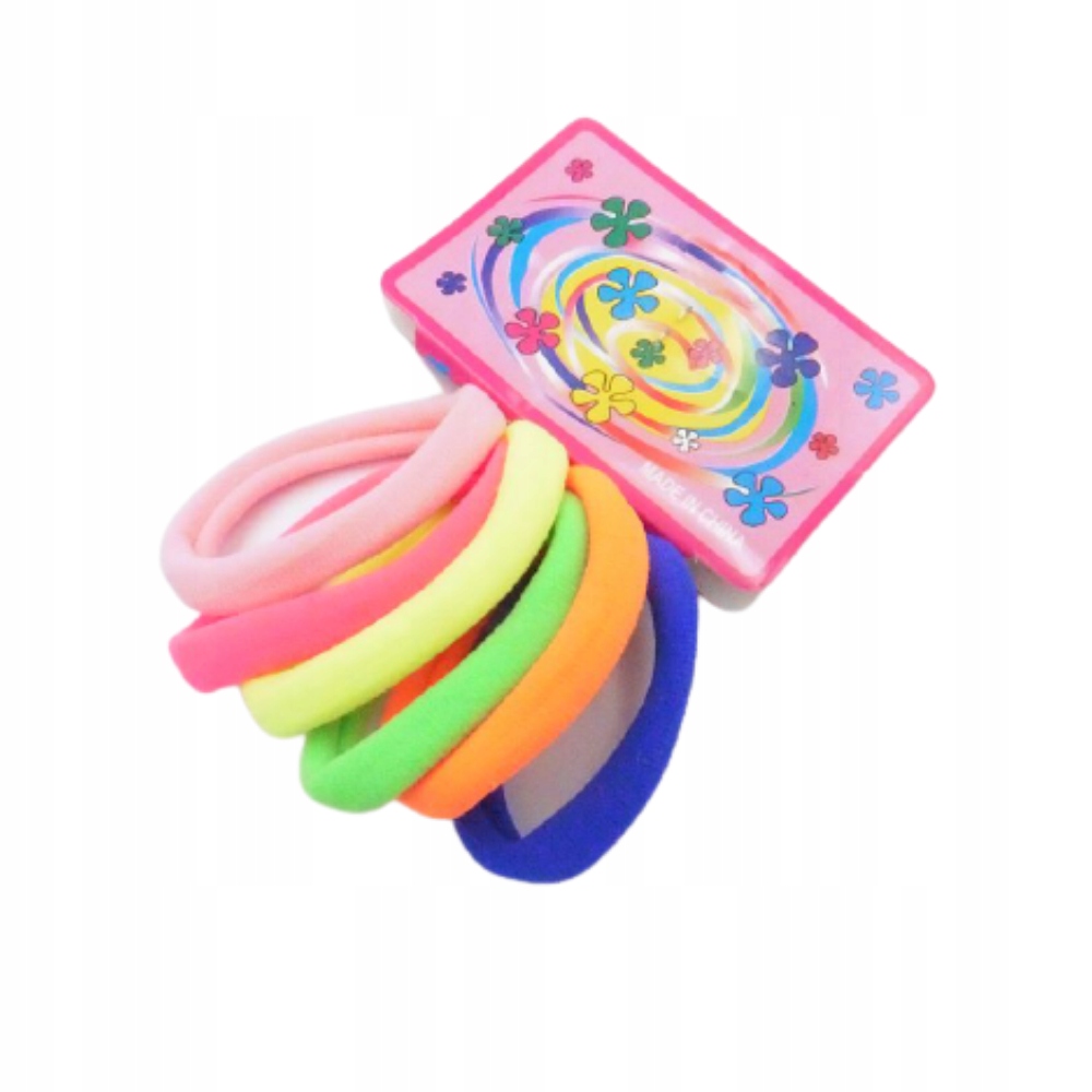 (aurora) G260a GUMKI zestaw 6 szt, grube, MIX KOLOR