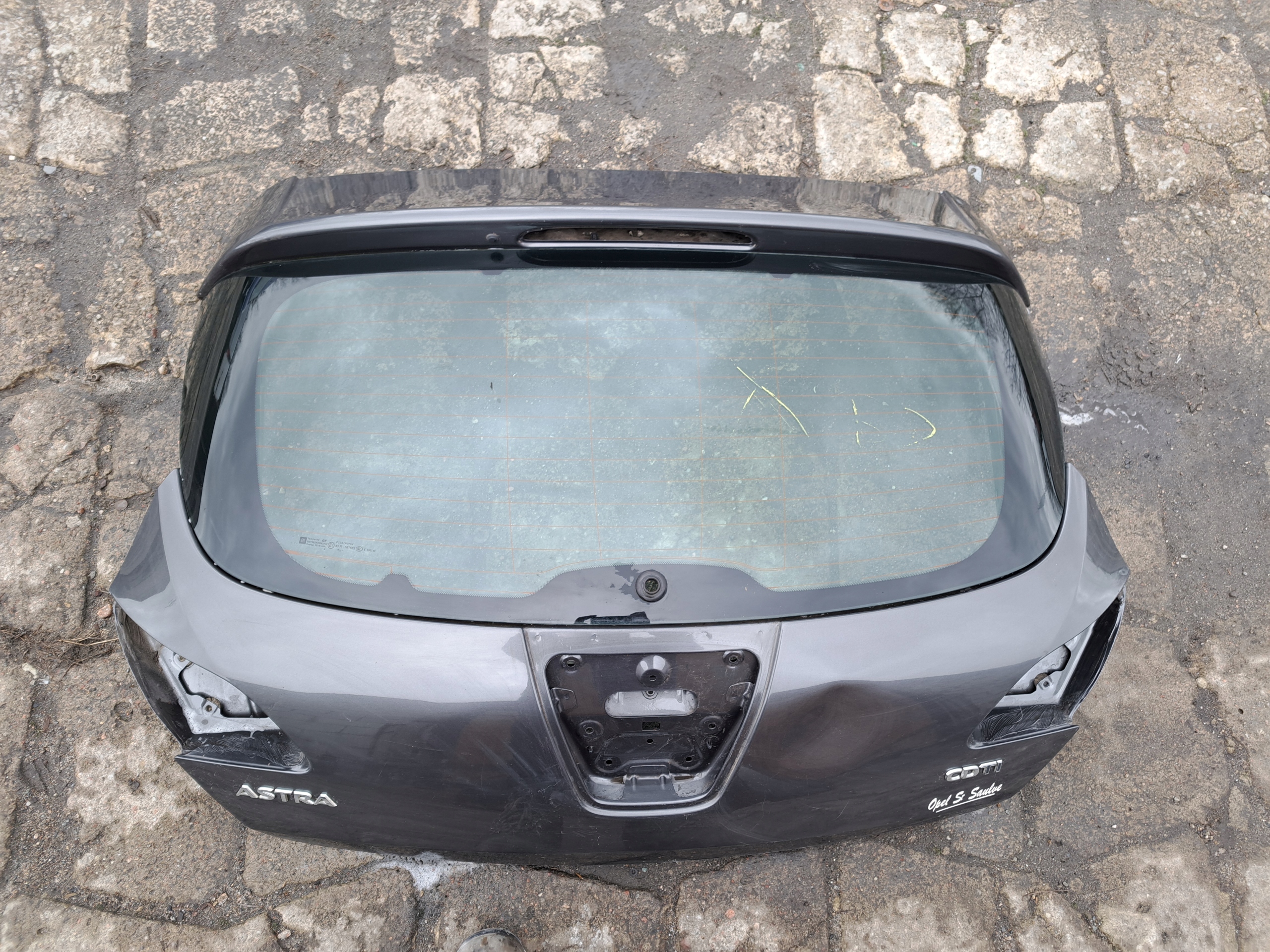 trunk door boot rear part OPEL ASTRA IV J 5D Z177