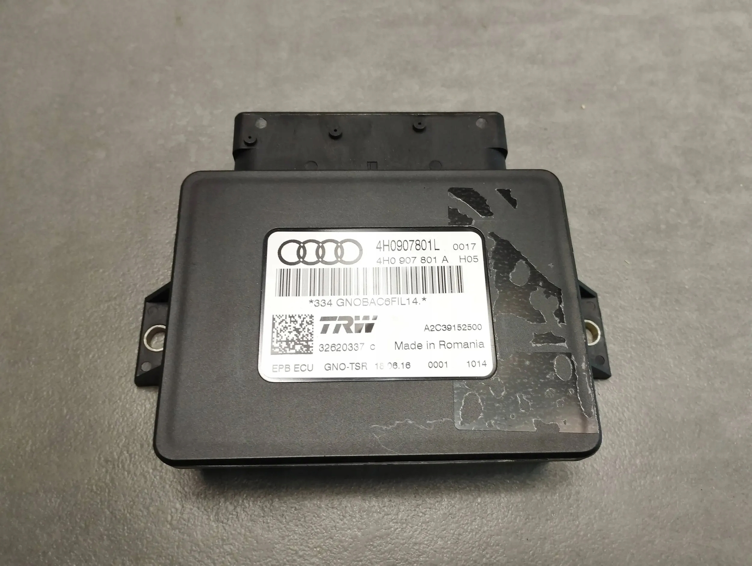 Audi A6 C7 4G module electric brake 4H0907801L