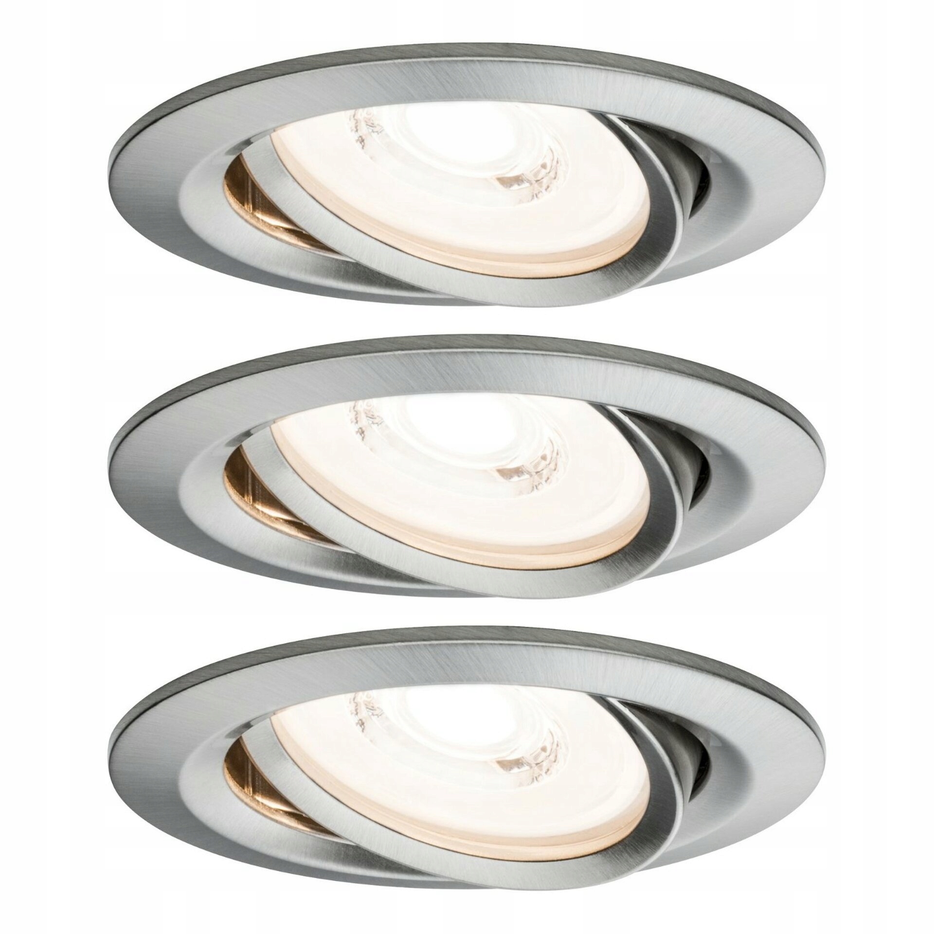 Paulmann Led vstavané svietidlo Reflector Coin 6,8 W 3ks sada stmievateľné kov