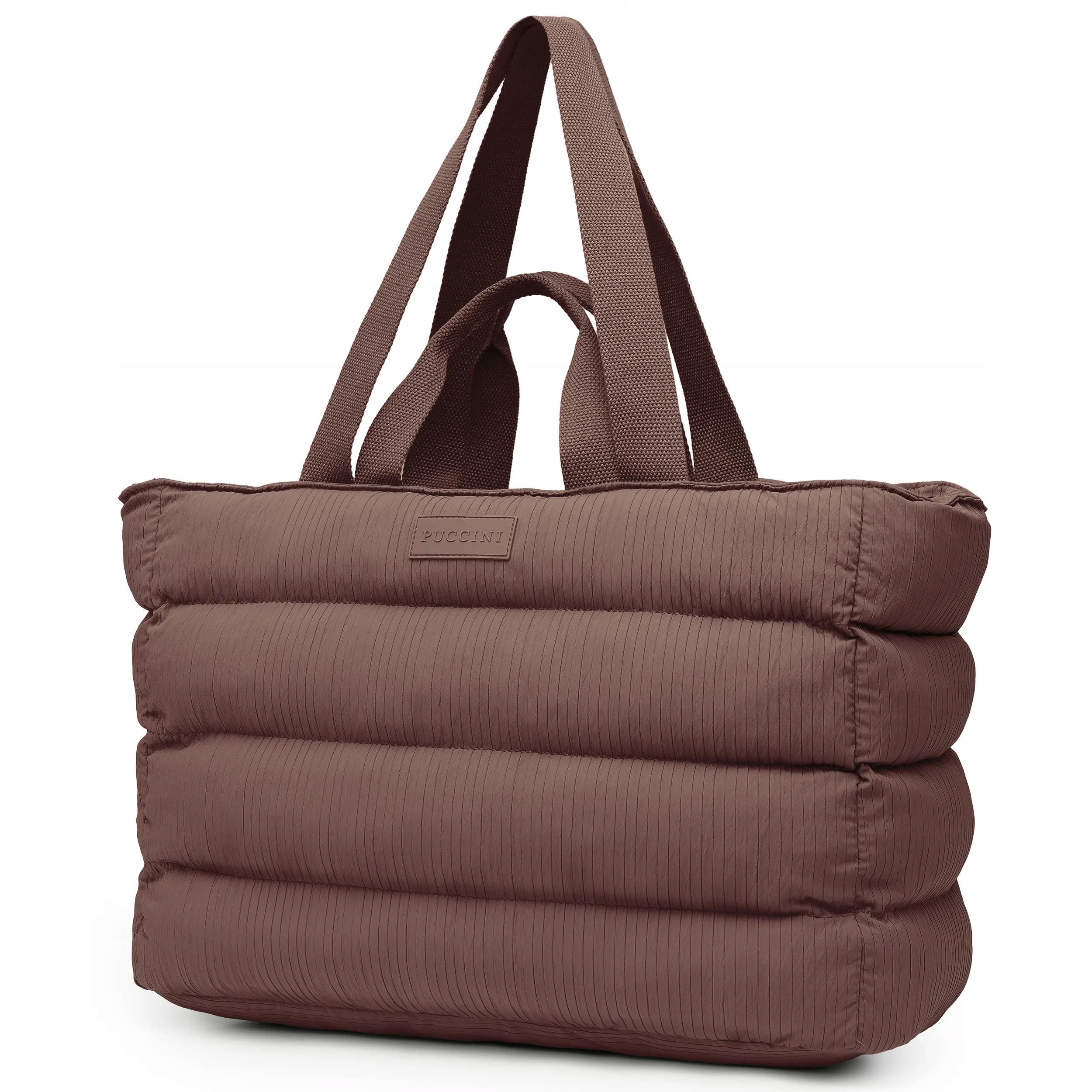 Dámská velká městská taška s kapsou na notebook 15,6'', hnědá TD252-2