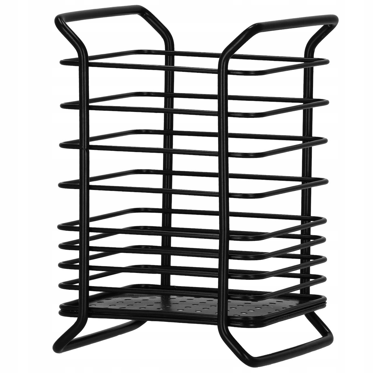 OCIEKACZ KOSZYK NA SZTUĆCE PRZYBORY KUCHENNE CZARNY DRUCIANY KOSZYCZEK Kolor czarny