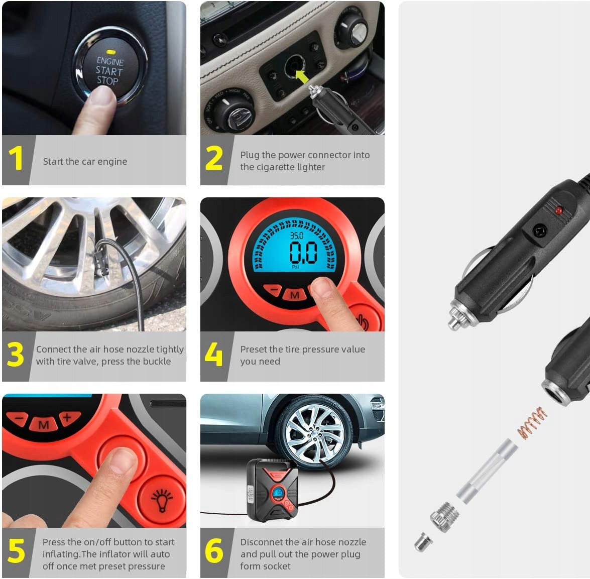 Windgallop Przenone Kompresory Powietrza Pompka EAN (GTIN) 6900038613767