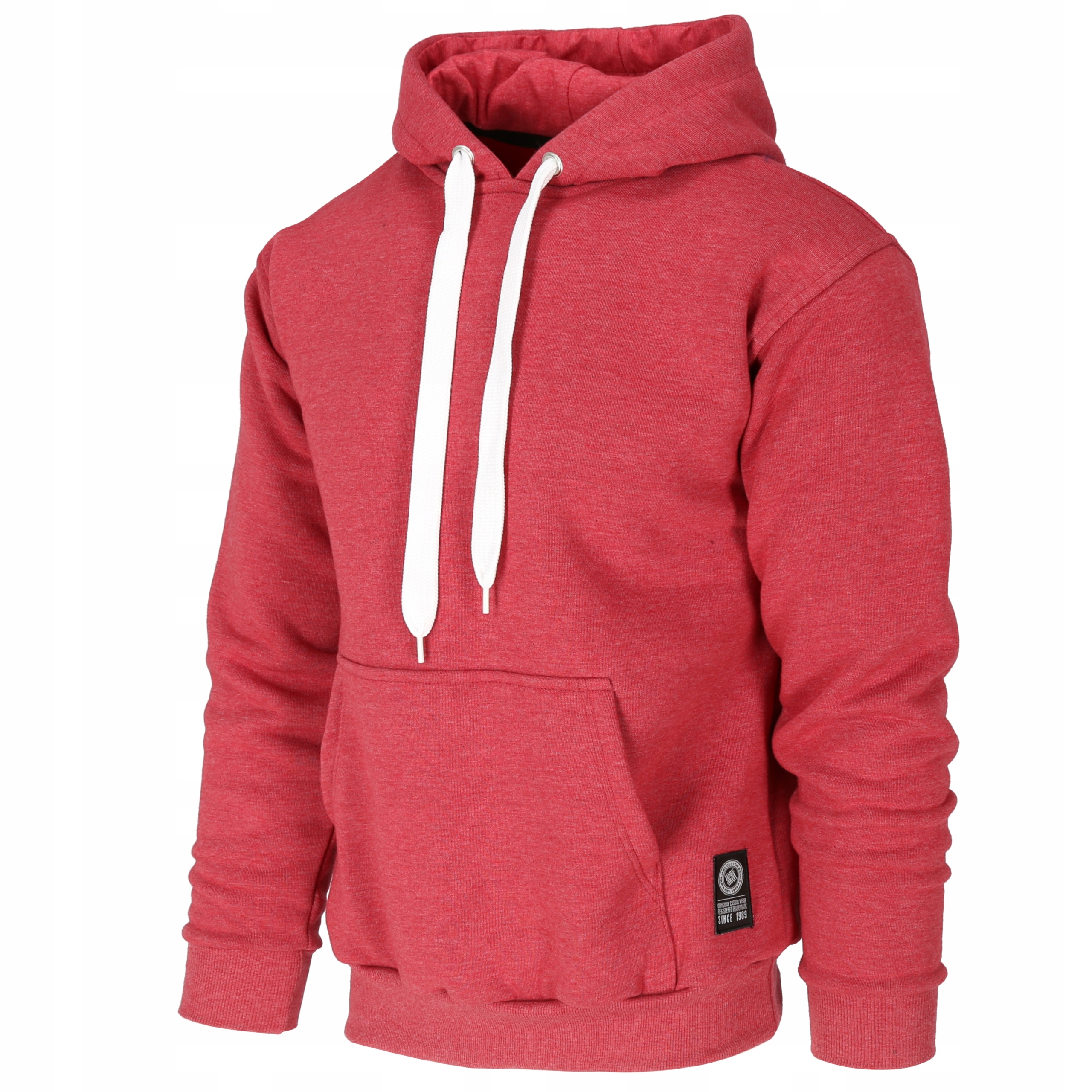 

Bluza kangurka ciepła męska bordo melanż 3XL