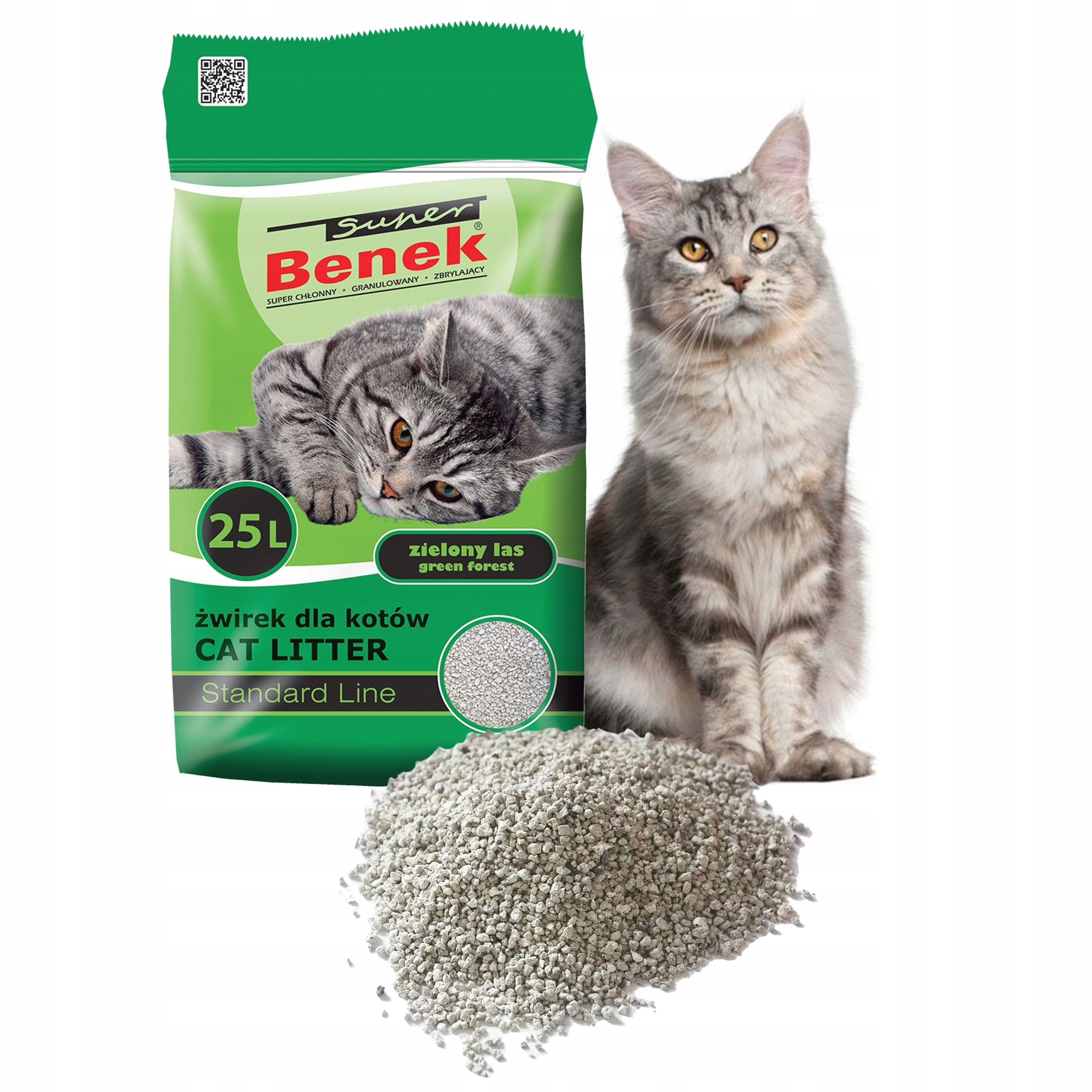 Levně Certech-super Benek Standard Line Zelený les 25 l