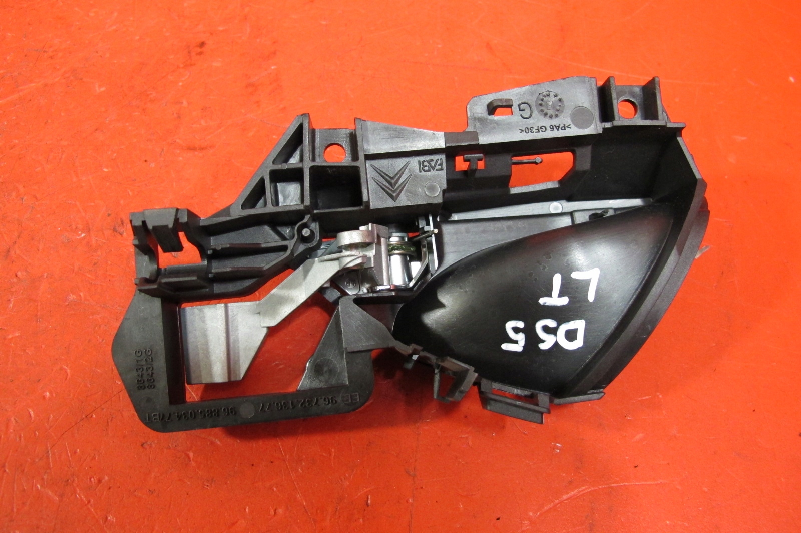 CITROEN DS5 handle door inner left rear part rear 9673213677