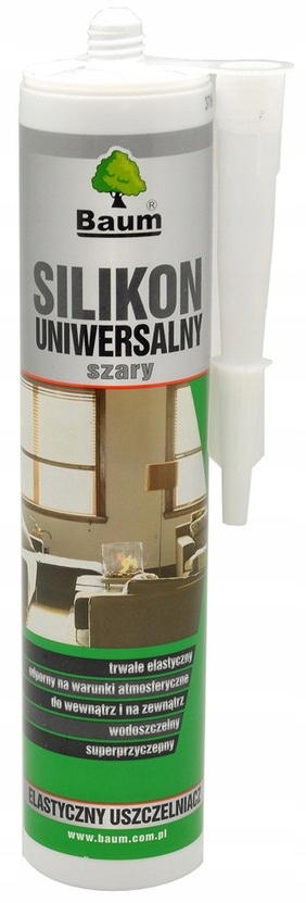 

Baum Silikon Uniwersalny Szary 300ML