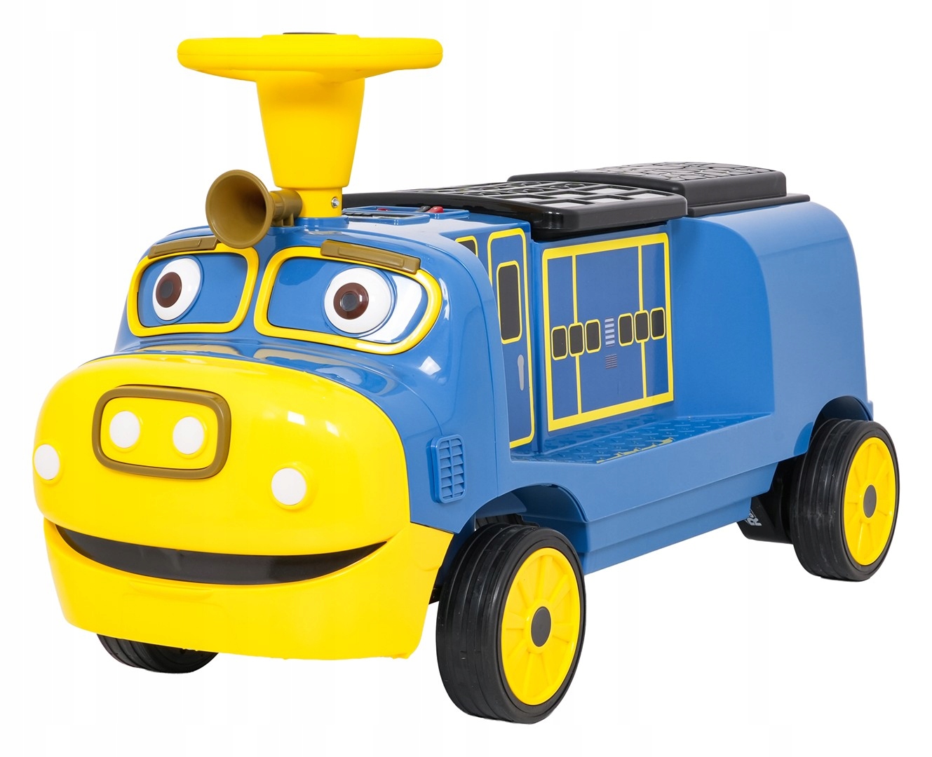 Stacyjkowo jeździk Pojazd Auto elektryczne na akumulator 2os.Miękkie Koła