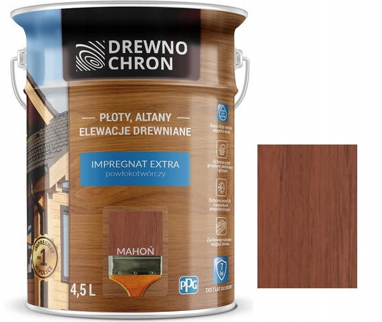 Drewnochron Impregnat Extra Mahoń 4,5L