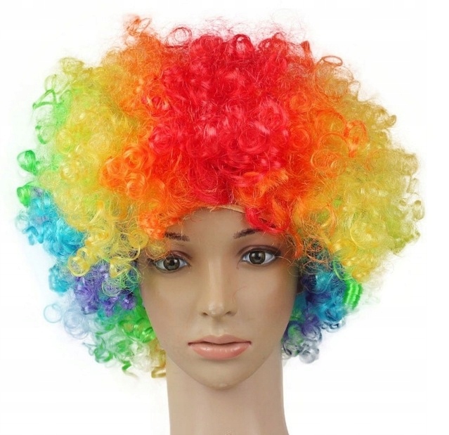 Peruka Afro Loki Kręcone Włosy party KOLORY