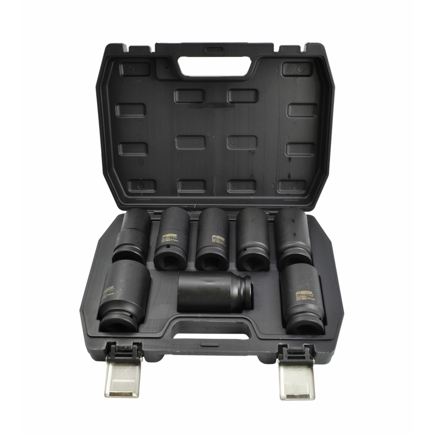 Sada Rázových Nástavců 3/4" 8ks Dlouhé Black Line Awtools