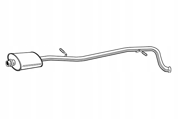 STARLINE TLUMIK SRODKOWY PEUGEOT 406 1.8I -16V 01-03 03 SED STW