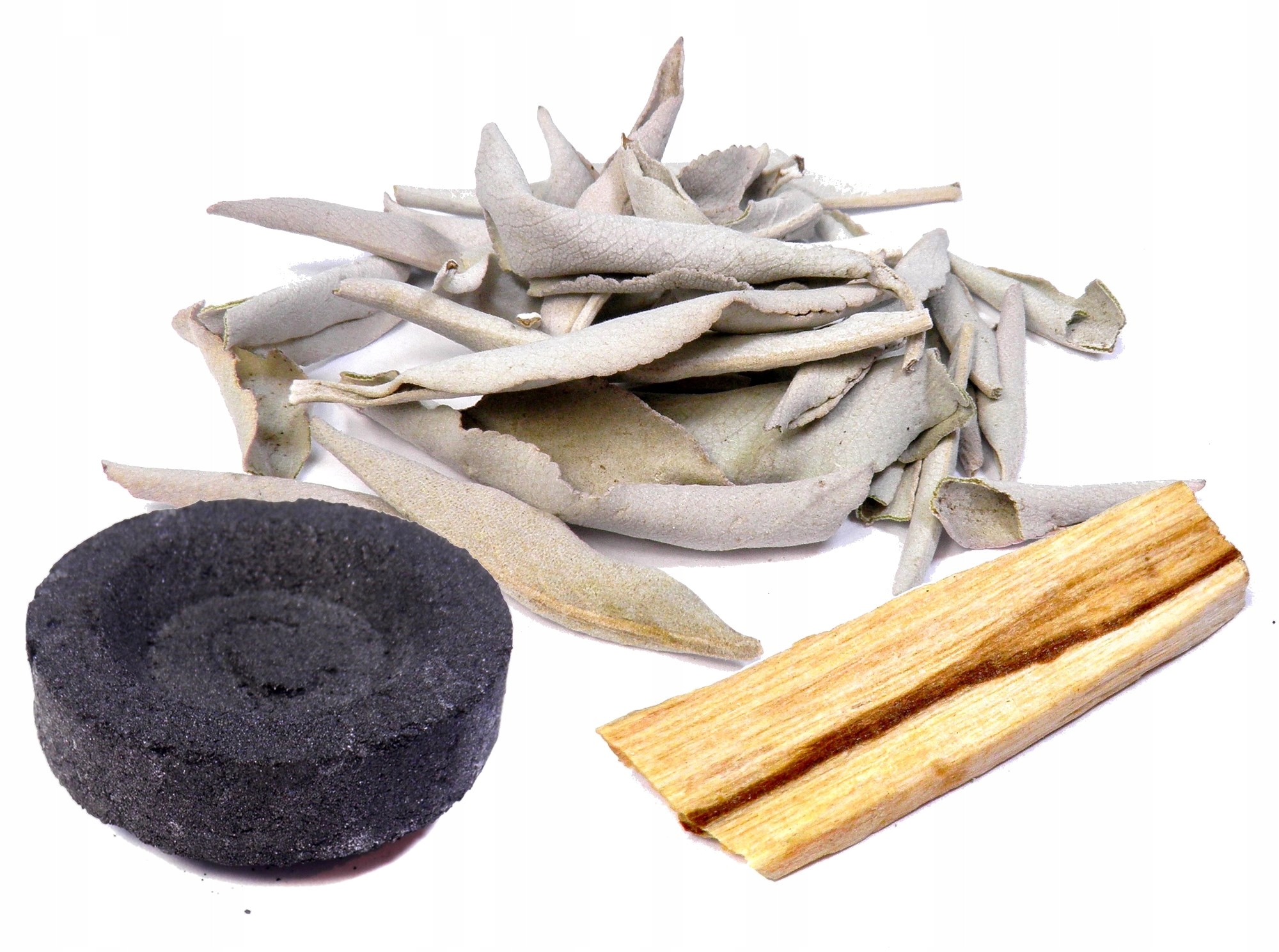 Biała Szałwia, Palo Santo, Węgielek Zestaw Oczyszczanie energetyczne EZO 3