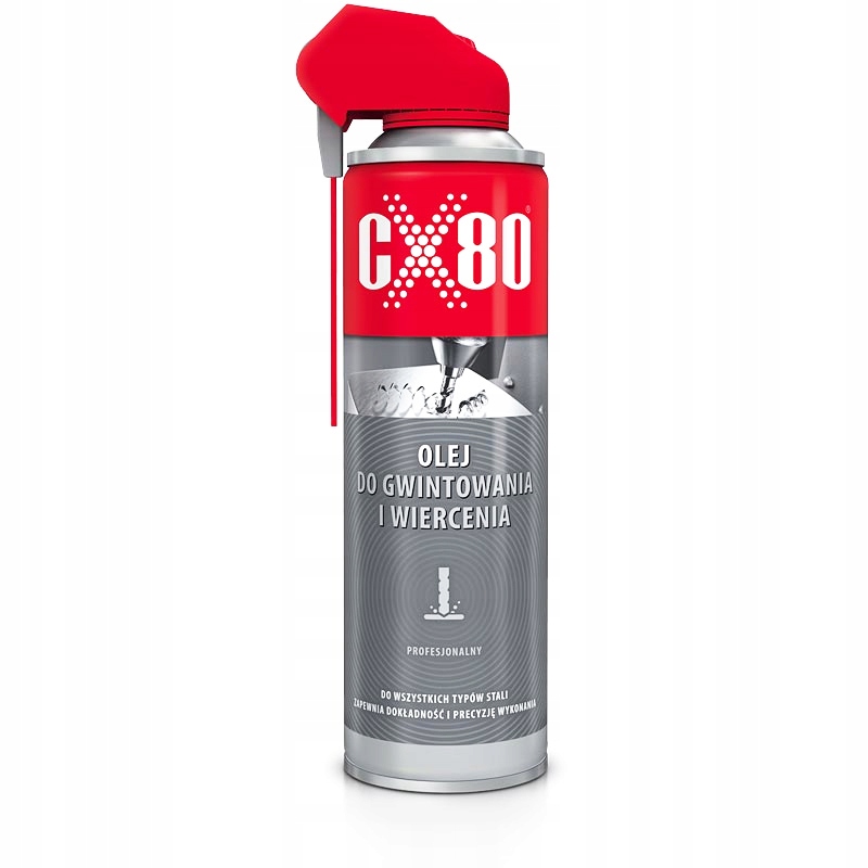 Olej do Gwintowania Wiercenia Obróbki Metali CX80 Duo Spray 500 ml