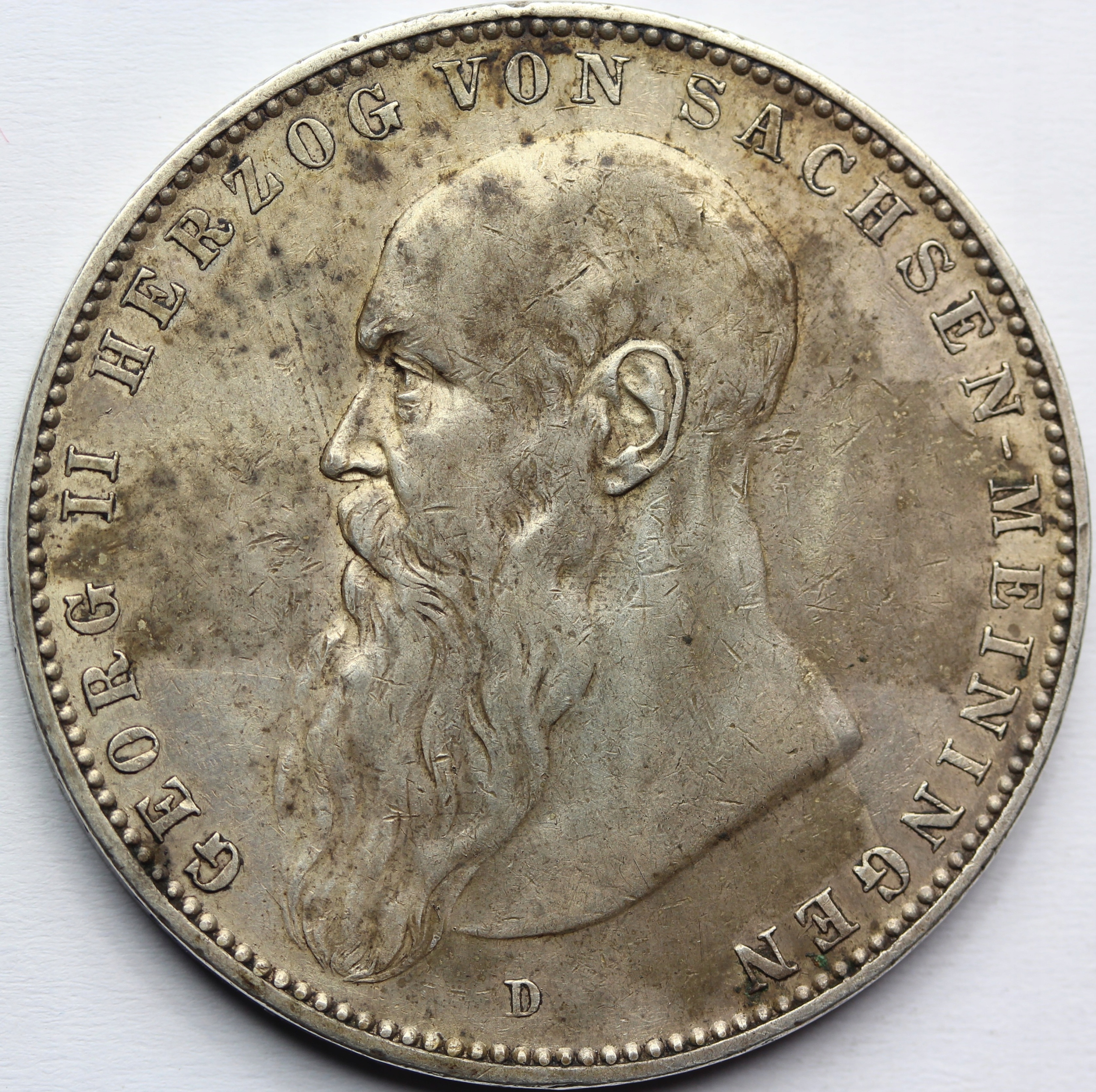 5 MAREK KAISERREICH SAKSONIA-MEININGEN 1908 D RZADKA