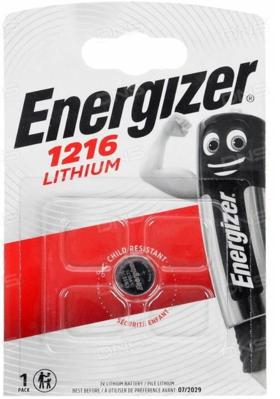 

Bateria litowa Energizer CR1216 3V